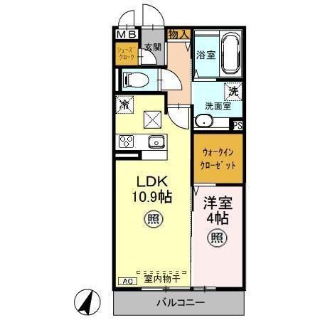 レセーナ（103） 間取り図画像