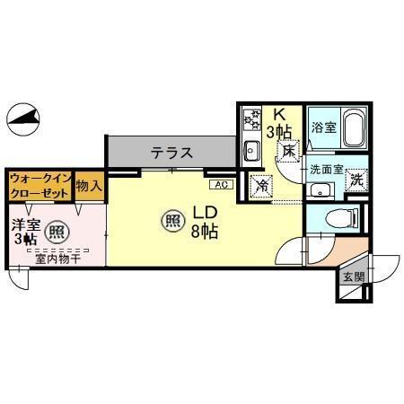 D-Sereno仙波町（105） 間取り図画像