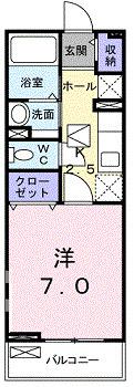 ル・シェモア（105） 間取り図画像