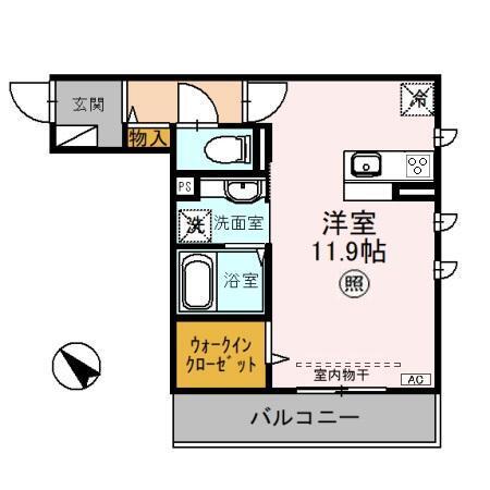 プラシード（202） 間取り図画像