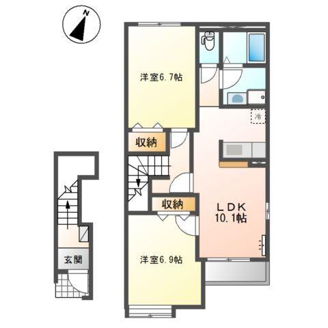 サンガーデン 間取り図画像