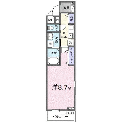 セレーノ　フォリア（301） 間取り図画像