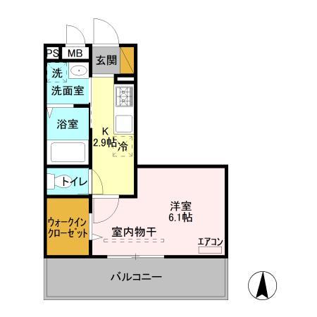 プランドール(入間市)（301） 間取り図画像