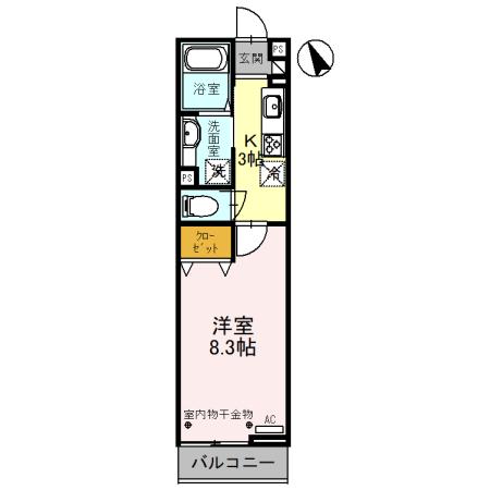 Poco a Poco（206） 間取り図画像