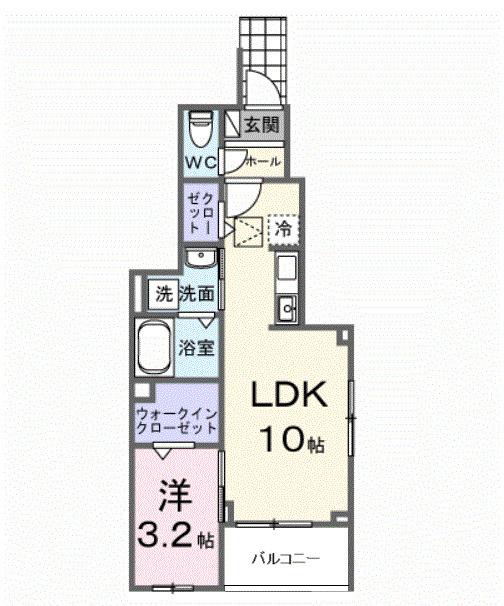 ヒカルサ狭山広瀬台サウス（101） 間取り図画像