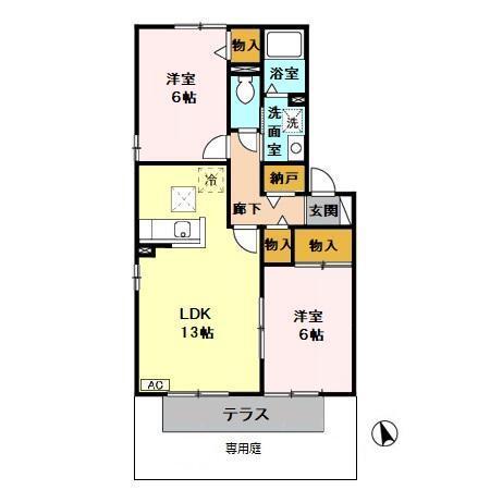 ビスタコート（105） 間取り図画像
