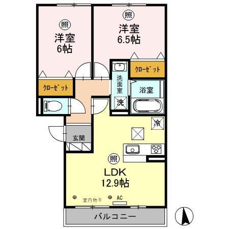 Ｔ-Ｆｏｒｔ（102） 間取り図画像