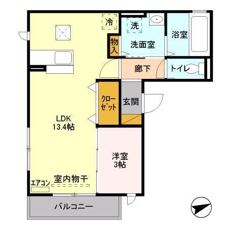 ＺＥＮ　Ⅱ（101） 間取り図画像