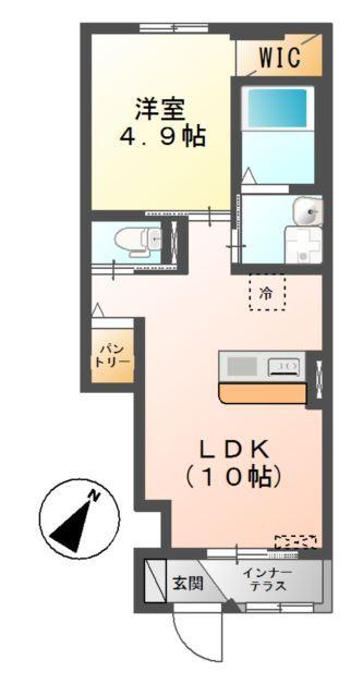 ベルヴィ鹿山 間取り図画像