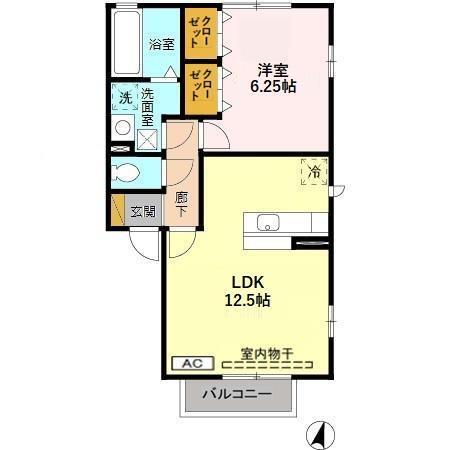 メゾン･ルアー　Ⅲ（202） 間取り図画像