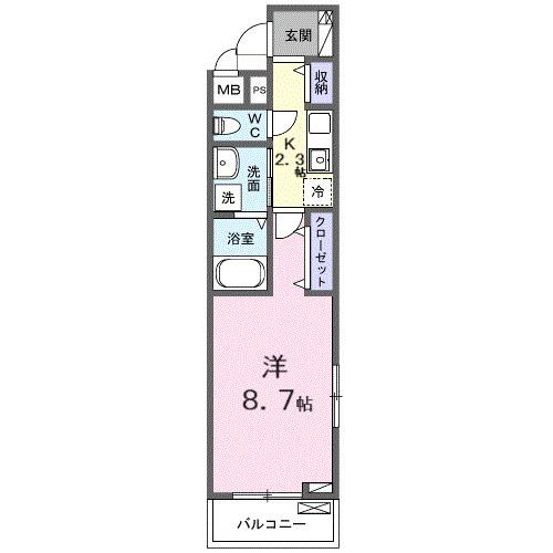ヒカルサ西所沢ノース（301） 間取り図画像