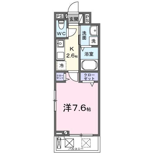 ヒカルサ西所沢ノース（204） 間取り図画像