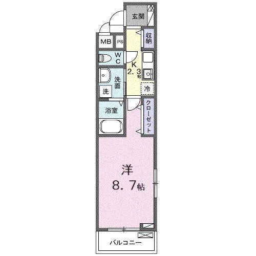 ヒカルサ西所沢ノース（201） 間取り図画像