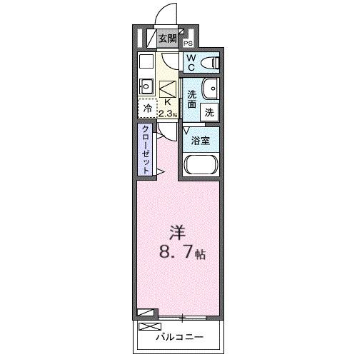 ヒカルサ西所沢ノース（102） 間取り図画像