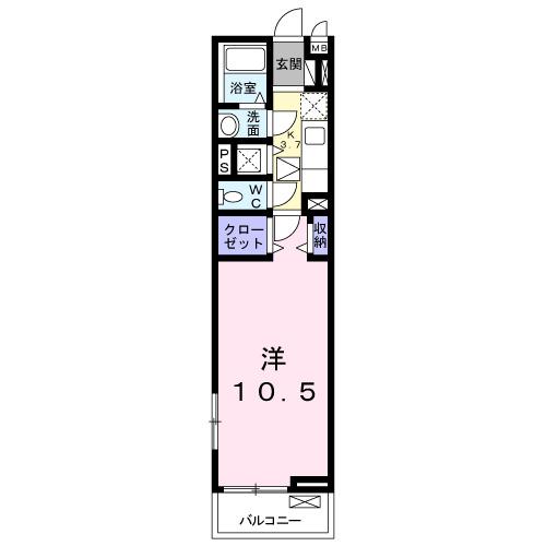 コンフォート丸友（103） 間取り図画像