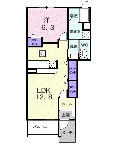 ストロベリーフィールズ（103） 間取り図画像