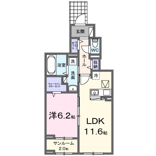ベル・ファミーユ（102） 間取り図画像