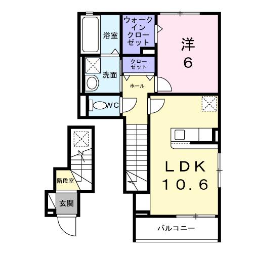 エターナルアルバ（205） 間取り図画像