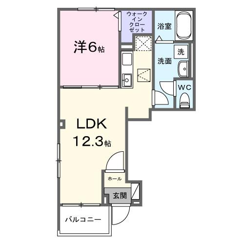 エターナルアルバ（101） 間取り図画像