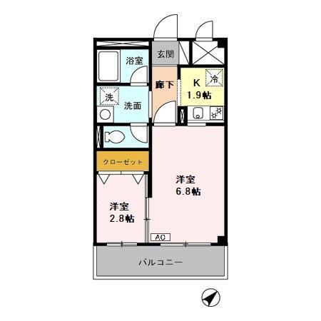 サンライトヒルズ（301） 間取り図画像