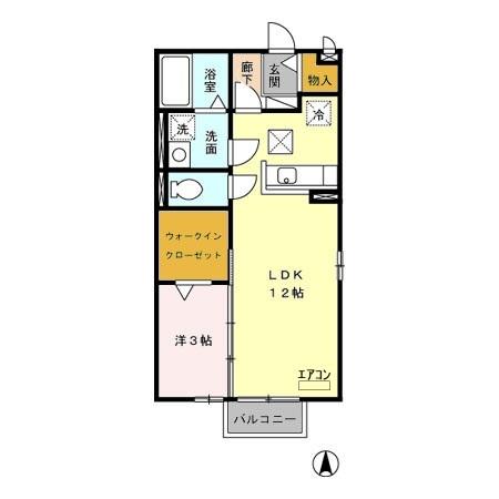 サウスイースト（101） 間取り図画像