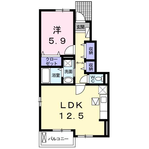 エレガンシア（103） 間取り図画像