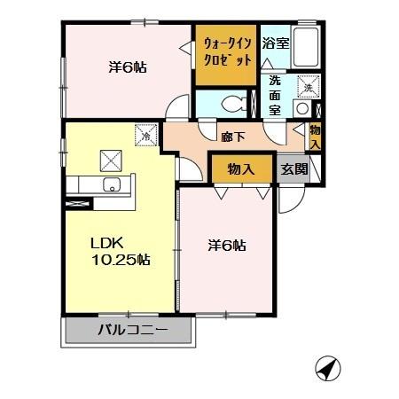 ルミエール（101） 間取り図画像