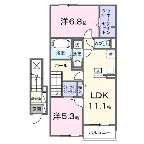 ブリーズガーデン（203） 間取り図画像