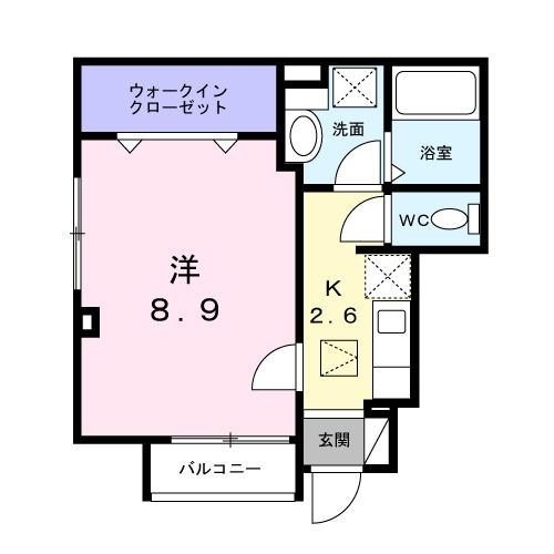 パインヒルズ（101） 間取り図画像