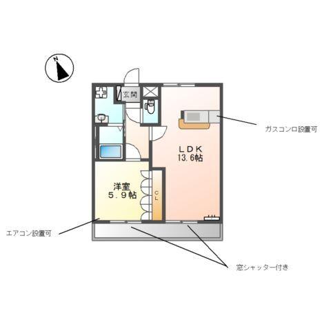 メープルコート 間取り図画像