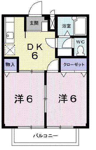 ファミール彩（205） 間取り図画像