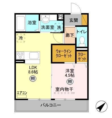 Ｆ.エテルネル（203） 間取り図画像