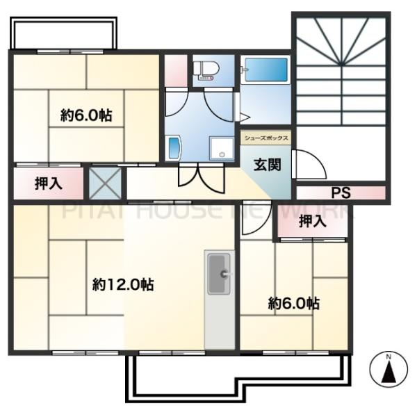 元加治団地六号棟
