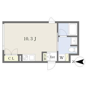 ＣＯＺＹ菊井（502） 間取り図画像
