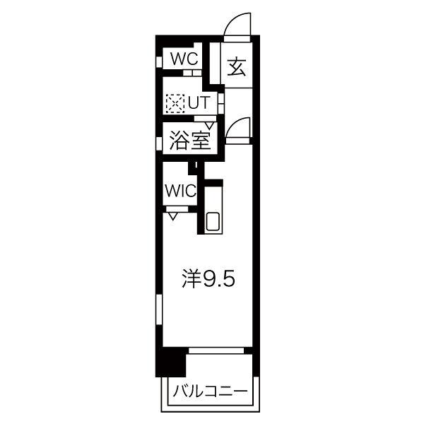 ＲＩＶＯ浅間町（601） 間取り図画像