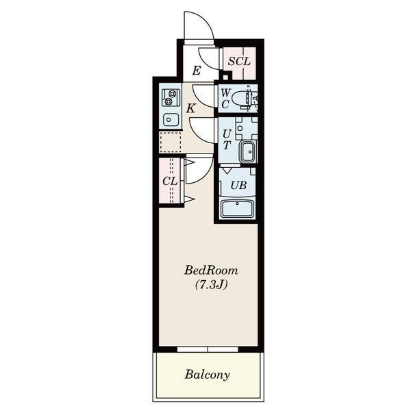 S-RESIDENCE浄心（508） 間取り図画像