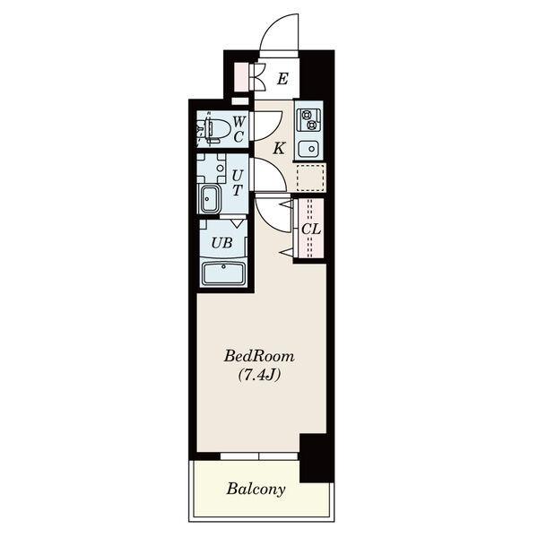 S-RESIDENCE浄心（207） 間取り図画像