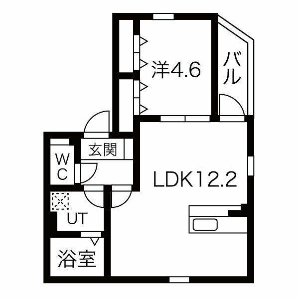 NAGOYA the FOREST（303） 間取り図画像