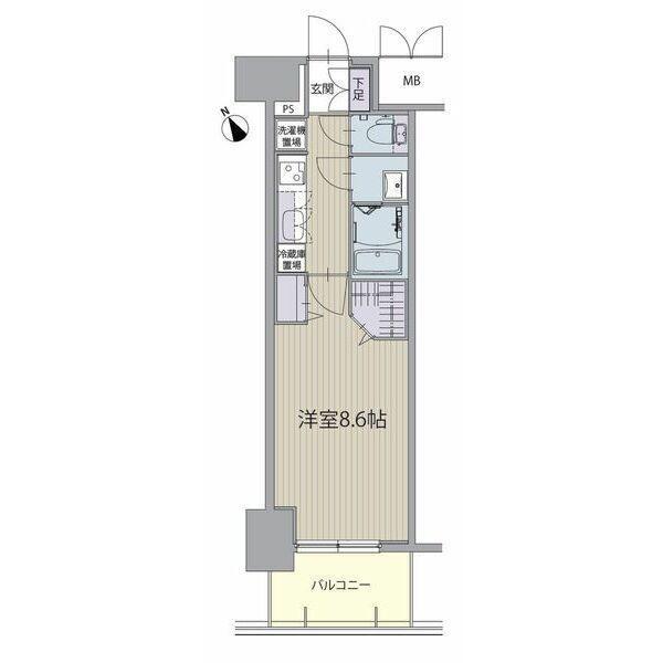 パルティール名西（503） 間取り図画像