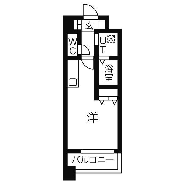 ラ・ヴィ・アン・ローズ（903） 間取り図画像
