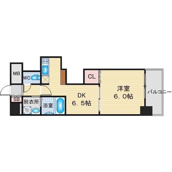 エステムプラザ名古屋駅前プライムタワー（901） 間取り図画像