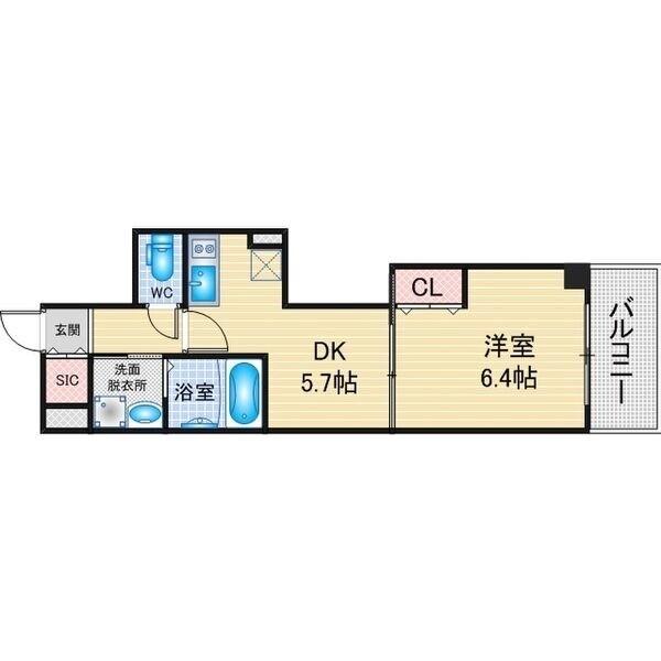 エステムプラザ名古屋駅前プライムタワー（906） 間取り図画像