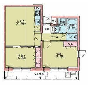 ドゥナーレ名駅西（401） 間取り図画像