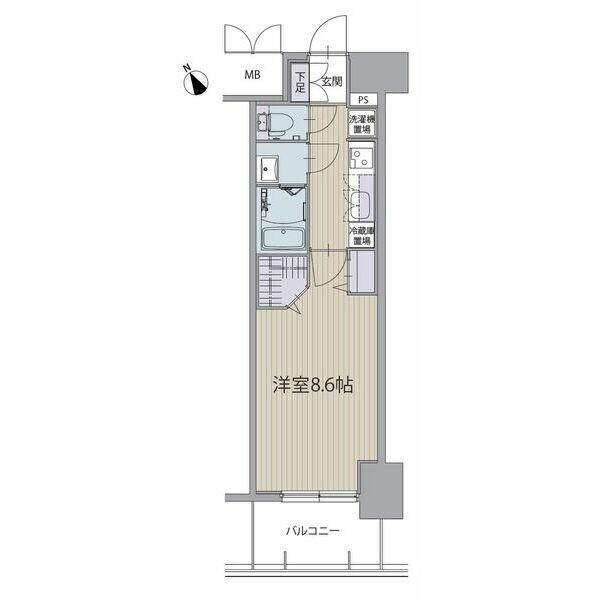 パルティール名西（902） 間取り図画像