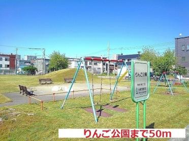 りんご公園：50m