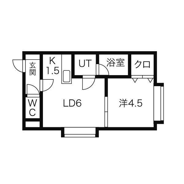 ラ・ホワイエ（203） 間取り図画像