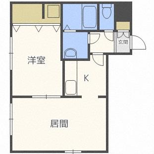 アビタ２１９（403） 間取り図画像