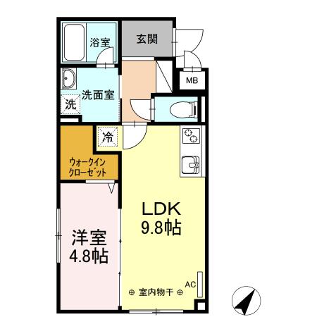 サンフレア（205） 間取り図画像