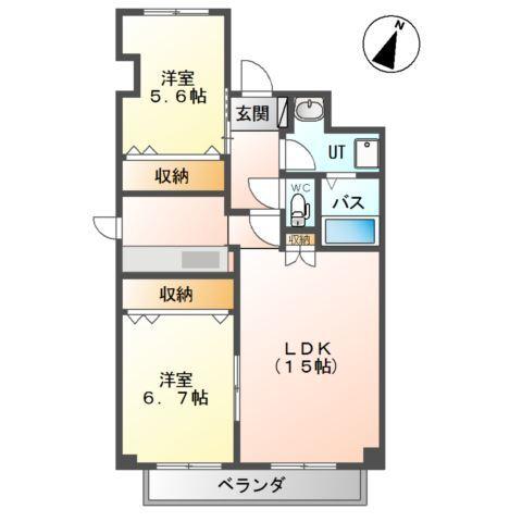 コンフォース杜 間取り図画像