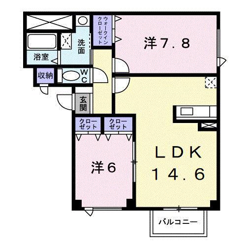 タカノハＡ（203） 間取り図画像
